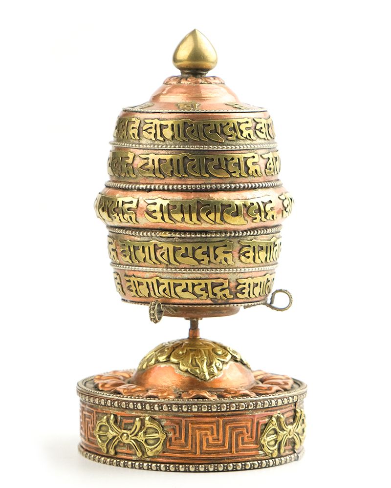 Молитвенный барабан "Дхаран" 15,5 см