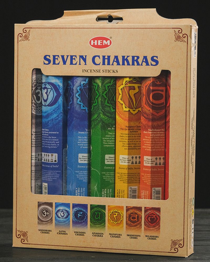 Благовония 7 чакр (Seven Chakras) HEM набор
