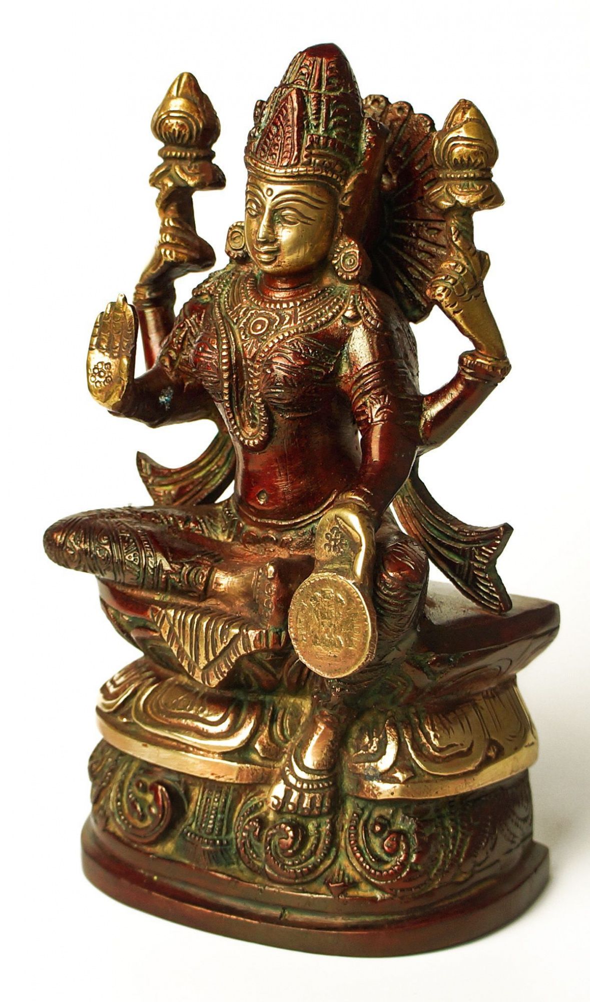Статуя Лакшми (процветание) (20,5 см) бронза