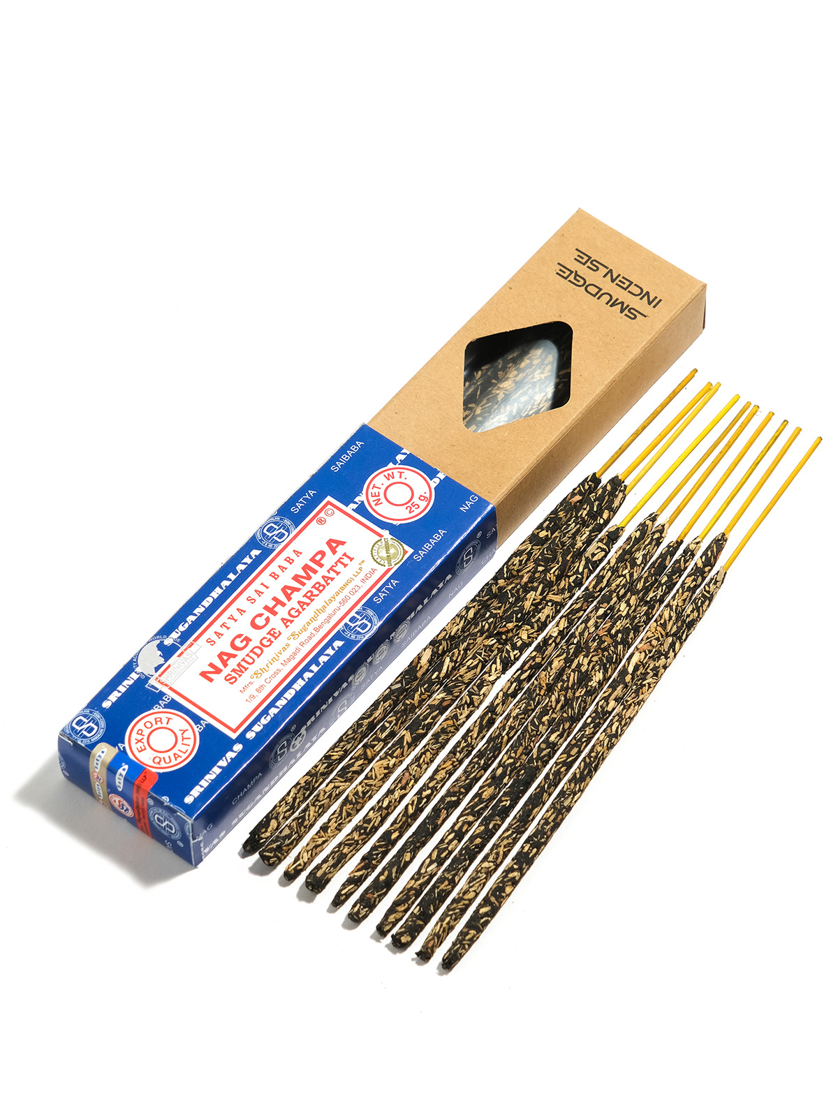 Смуджи благовония Наг Чампа (Nag Champa) Satya 25 гр Бангалор