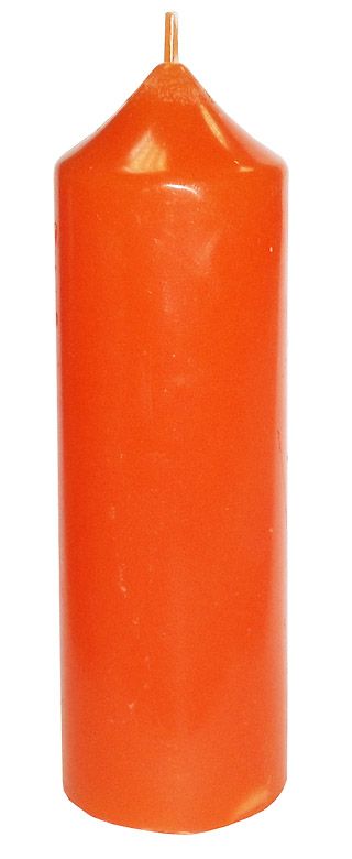 Свеча Алтарная 22 см (оранжевая)
