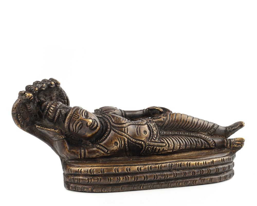 Статуя Вишну (6,5 см) бронзовая