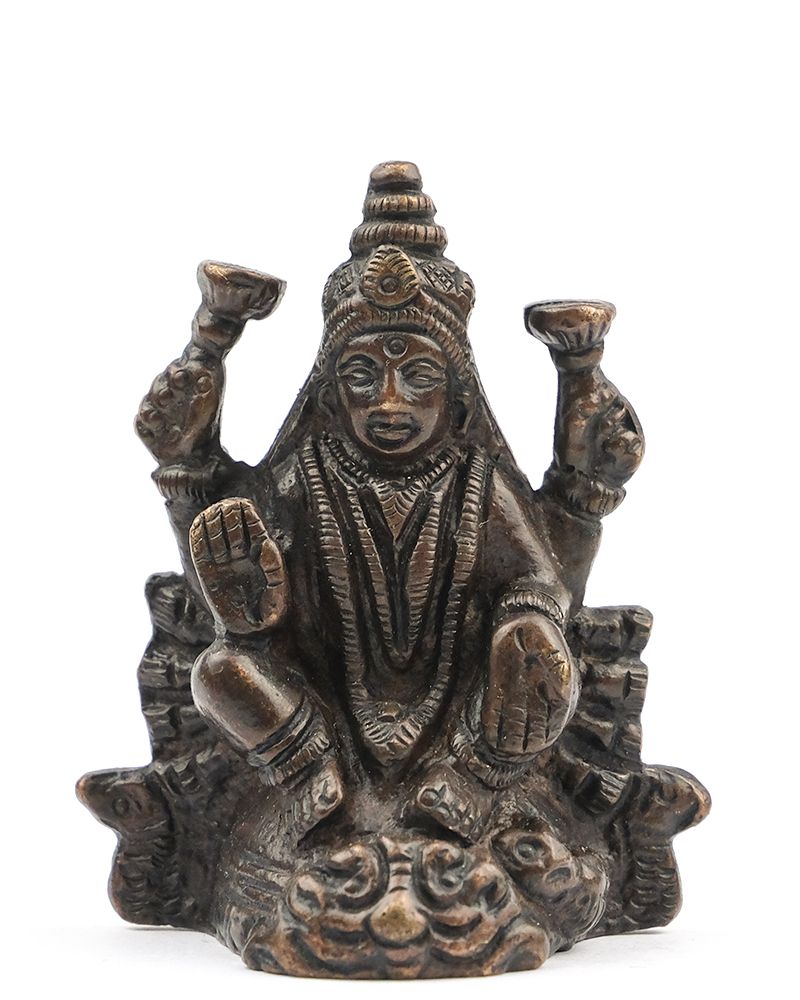 Статуя Лакшми (Богиня счастья) 6 см бронзовая