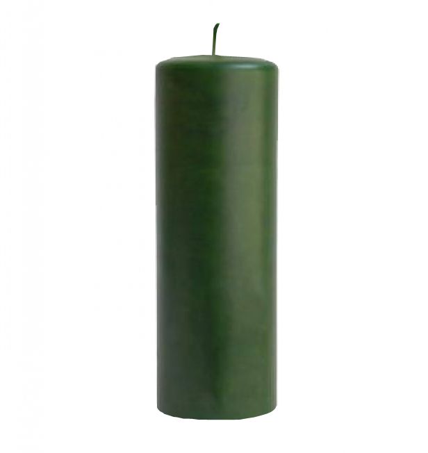 Свеча Алтарная 11 см (зеленая)