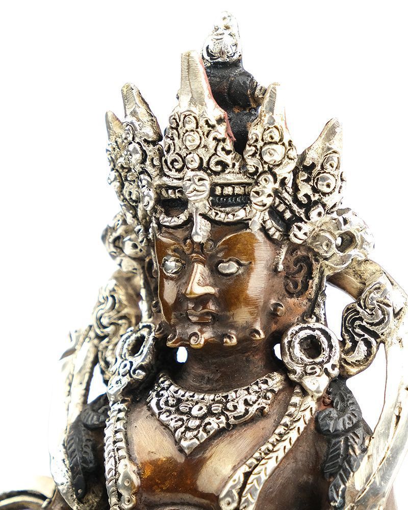 Статуя Дзамбала (Кубера) 21 см бронзовая