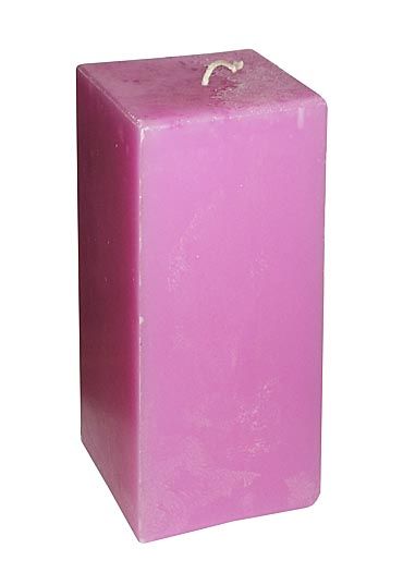 Свеча Куб (розовая)