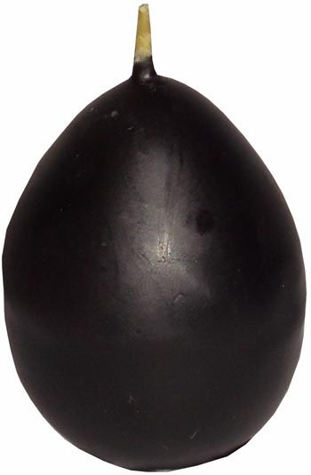 Свеча яйцо Черная