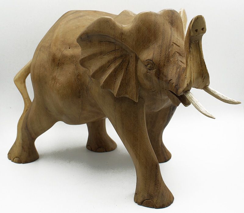 Слон деревянный (21 см)