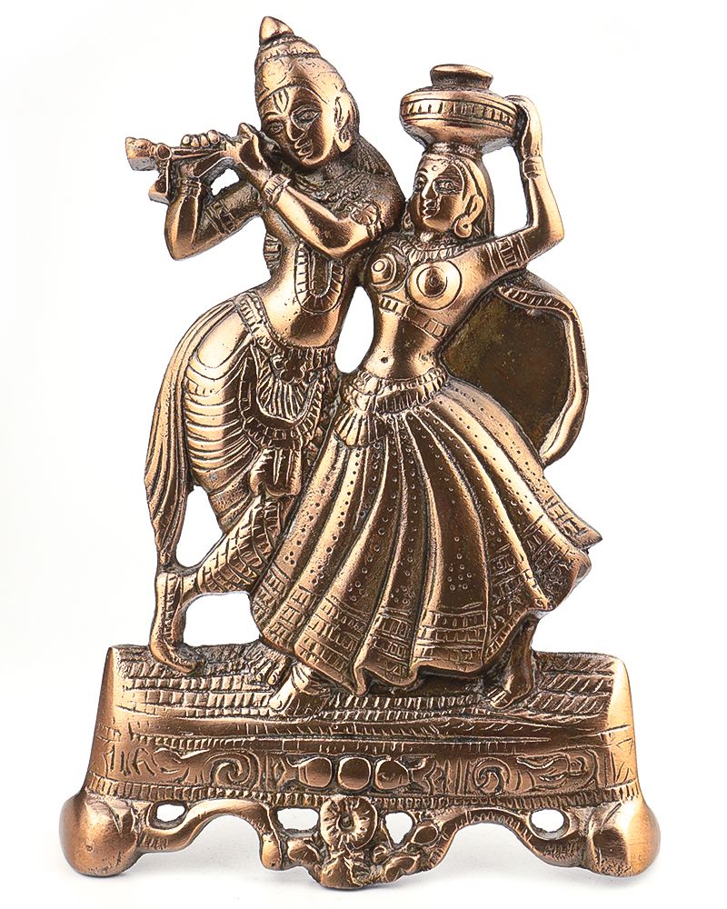 Кришна Радха (статуя-панно), 25.5 см