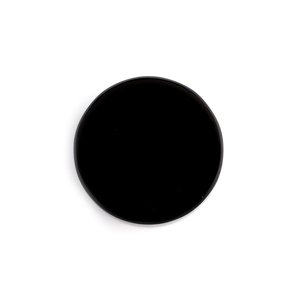 Зеркало магическое черное из Обсидиана (круглое) 6 см