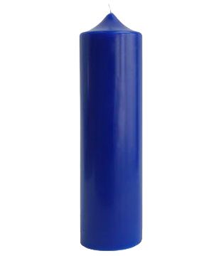 Свеча Алтарная 15 см (синяя)