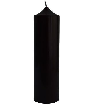 Свеча Алтарная 22 см (черная)