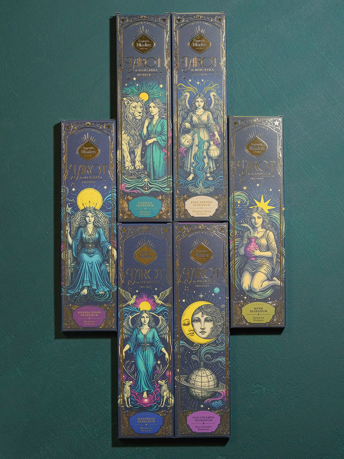 Благовония Сандал и Ладан аркан Императрица (Sandalwood Olibanum) Tarot Marsella
