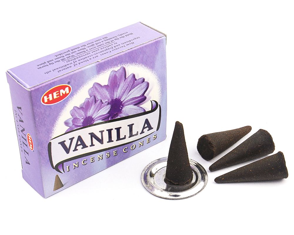 Благовония конусы Ваниль (Vanilla) НЕМ