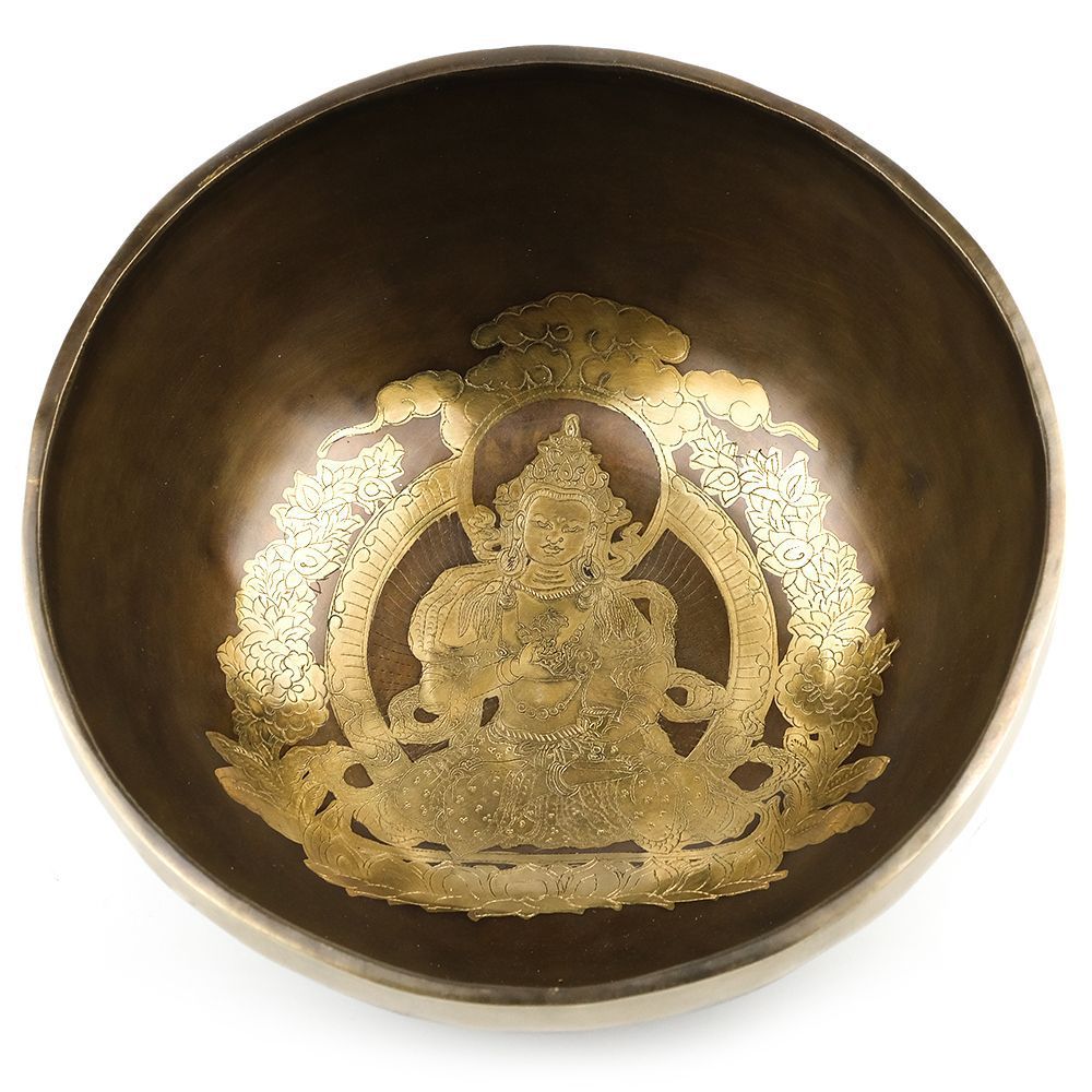 Тибетская чаша Ваджрасаттва (23 см) кованая