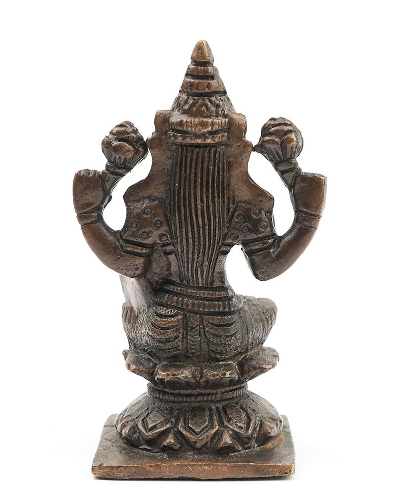 Статуя Лакшми (Богиня счастья) 10 см бронзовая