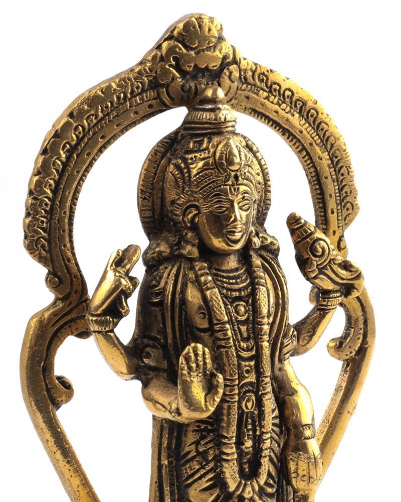 Статуя Вишну (16,5 см) бронзовая