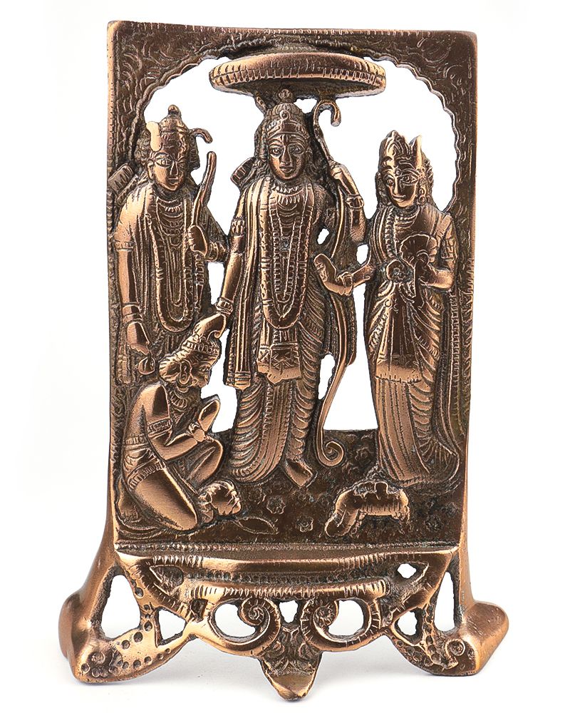 Статуя-панно  Рама, Сита, Лакшми, Хануман (23 см)