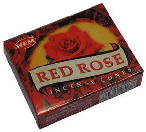 Благовония конусы Роза Красная (Red Rose) НЕМ