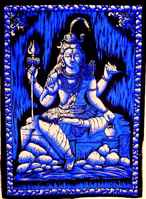 Картина-полотно Шива аскет (5)