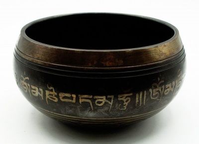 Тибетская поющая чаша Мантра (12 см) 3