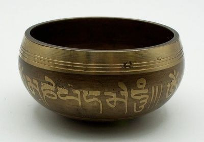 Тибетская поющая чаша Мантра (9 см) 7