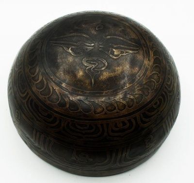 Тибетская чаша Ваджра (12,5 см) кованная