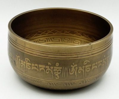 Тибетская поющая чаша Чакра (13 см)