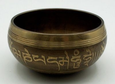 Тибетская поющая чаша Мантра (9 см) 8