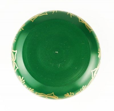 Поющая чаша "Чакры" (12 см) зеленая