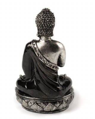 Подсвечник Будда (черный)