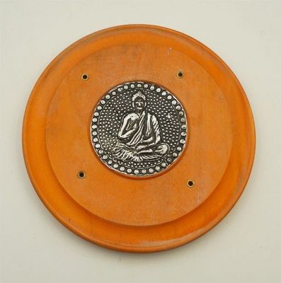 Подставка для благовоний круг Будда (оранж)