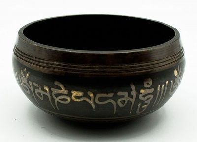 Тибетская поющая чаша Мантра (9 см) 5