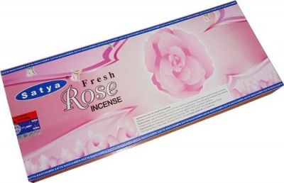 Благовония Роза освежающая (Rose fresh) Satya 