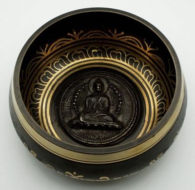 Тибетская поющая чаша Мантра (14,5 см) 4