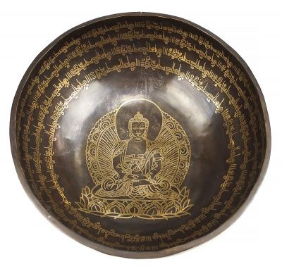 Тибетская чаша Будда (28,5 см) кованная