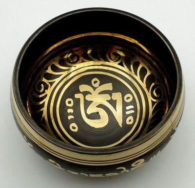 Тибетская поющая чаша Мантра (9 см) 4