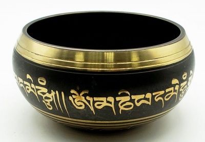 Тибетская поющая чаша Мантра (12 см) 2