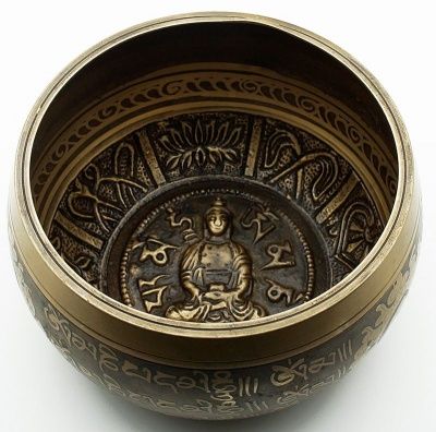 Тибетская поющая чаша Цонкапа (12,5 см) 2